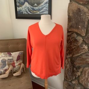 Lane Bryant size 18 orange sweater